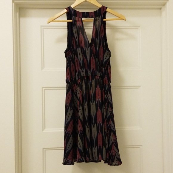 😍😍Lush elastic waist geometric print dress - Picture 3 of 7